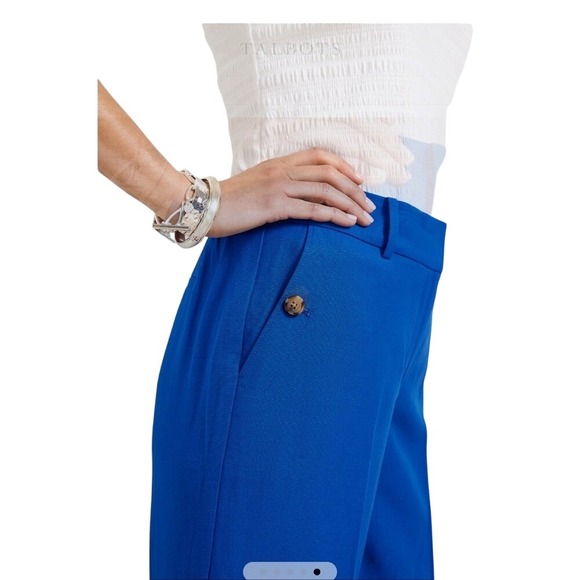 Talbots Super Easy Wide Crop Pants XL - Picture 3 of 5